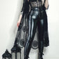 Black Peacock Gown